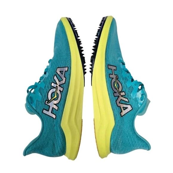 Hoka Cielo X 2 LD Track Spikes Cyan Primrose 1134533 Men 10.5 Women 12 Racing main image 4